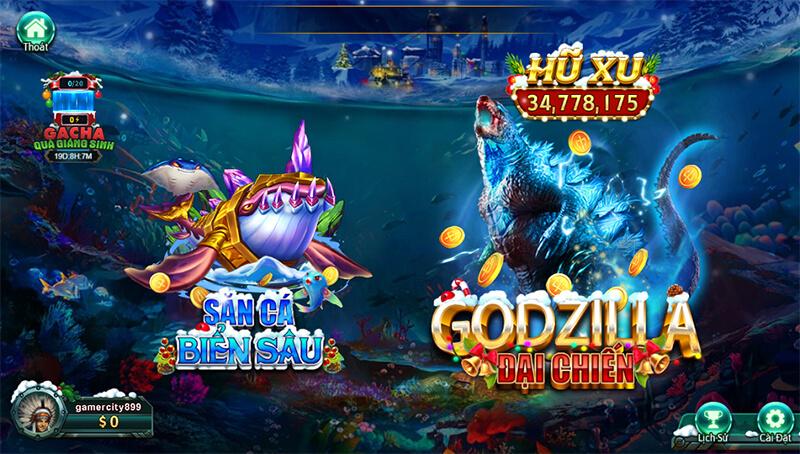 Bắn cá đại chiến thái binh dương - Giao diện đỉnh , luật chơi đơn giản